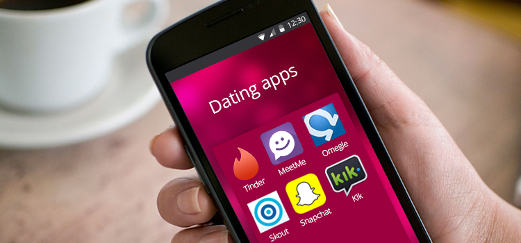 dating app on phone