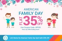 Let’s Revive the American Family Day Spirit with 35% Off!