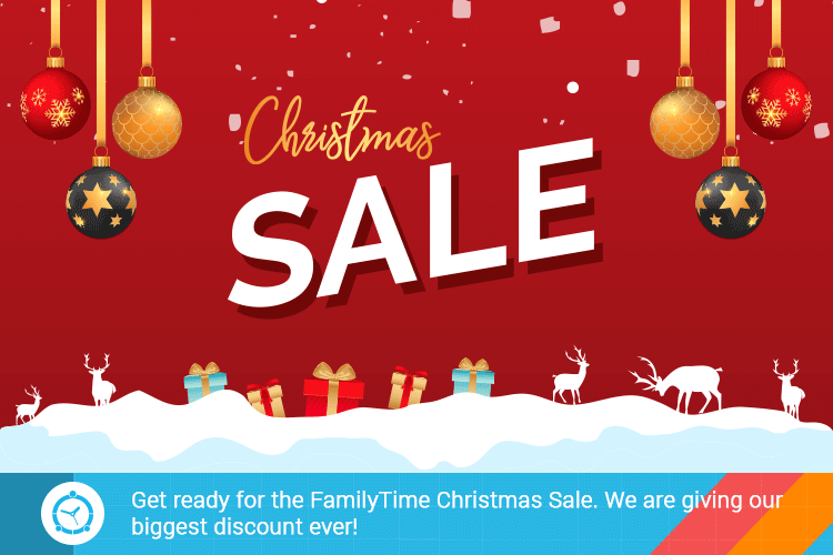 Get ready for the FamilyTime Christmas Sale. We are giving our biggest discount ever!