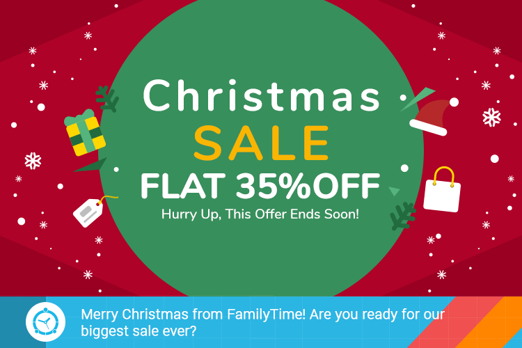 Merry Christmas from FamilyTime! Are you ready for our biggest sale ever?