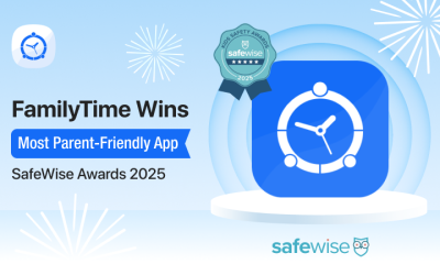 FamilyTime Named “Most Parent-Friendly App” at 2025 SafeWise Kids Safety Awards! 