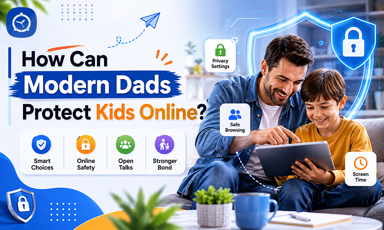 How Can Modern Dads Protect Kids Online?